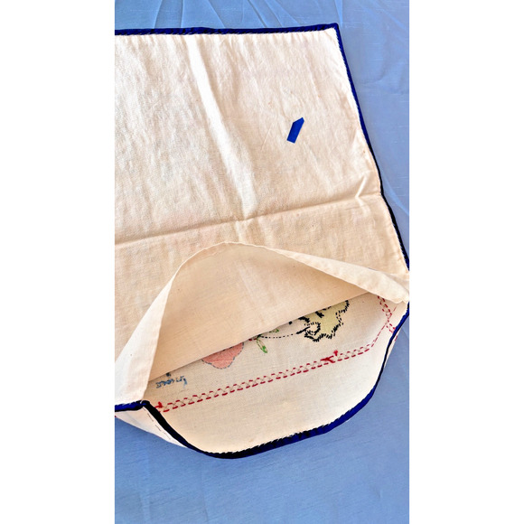 Vintage Embroidered/Cross Stitch Decorative Pillow Cover HOME SWEE HOME 17"x14" - Picture 13 of 15